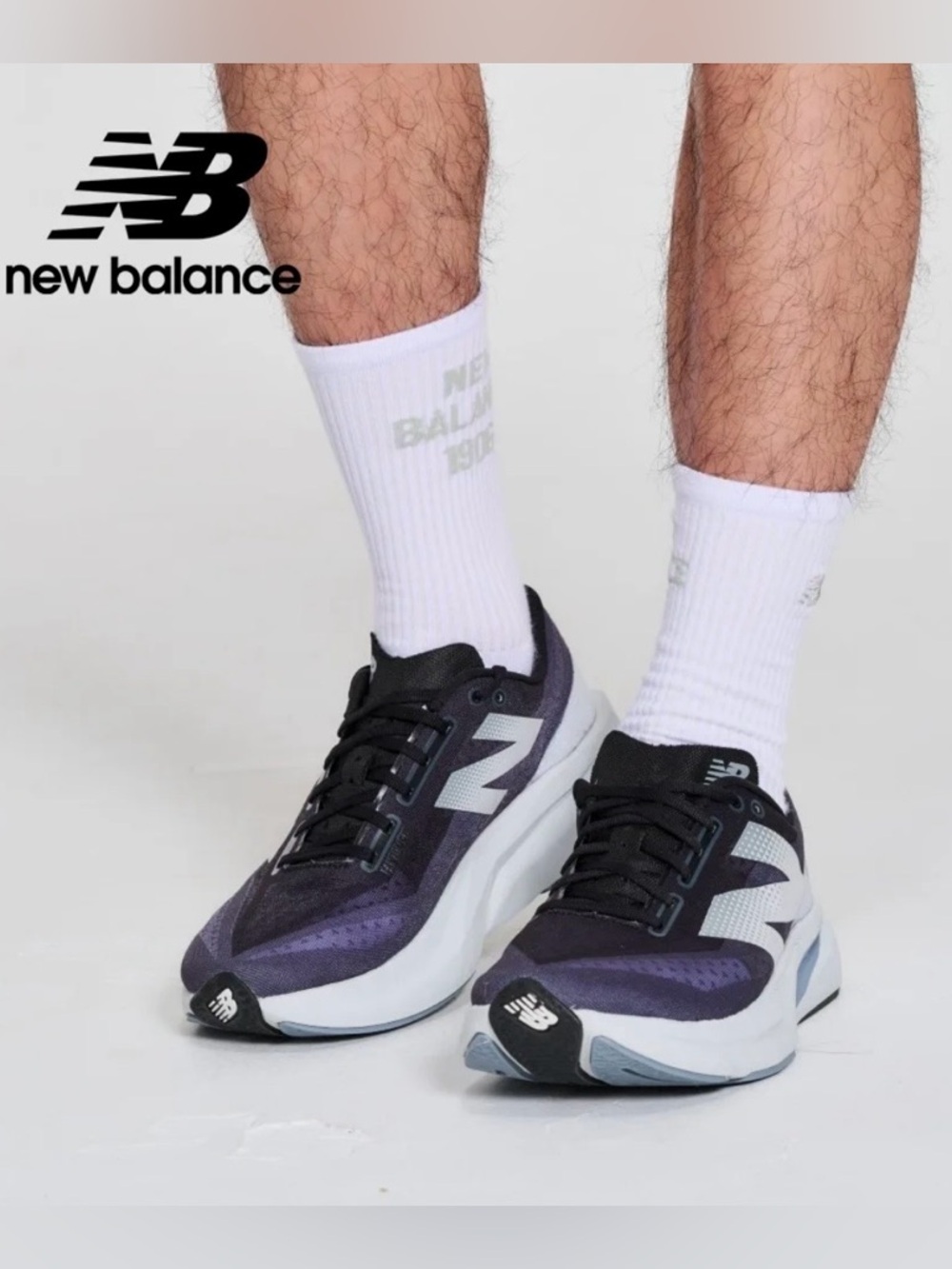New Balance 🔥 FuelCell Rebel v4 Running Shoes Grey Black 12 13 MFCXLK4 NEW - Picture 6 of 16